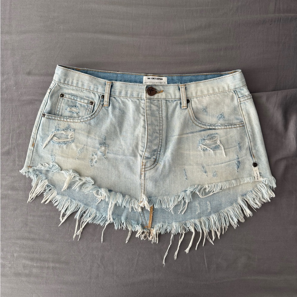 One Teaspoon Junkyard Mini Skirt Size 30